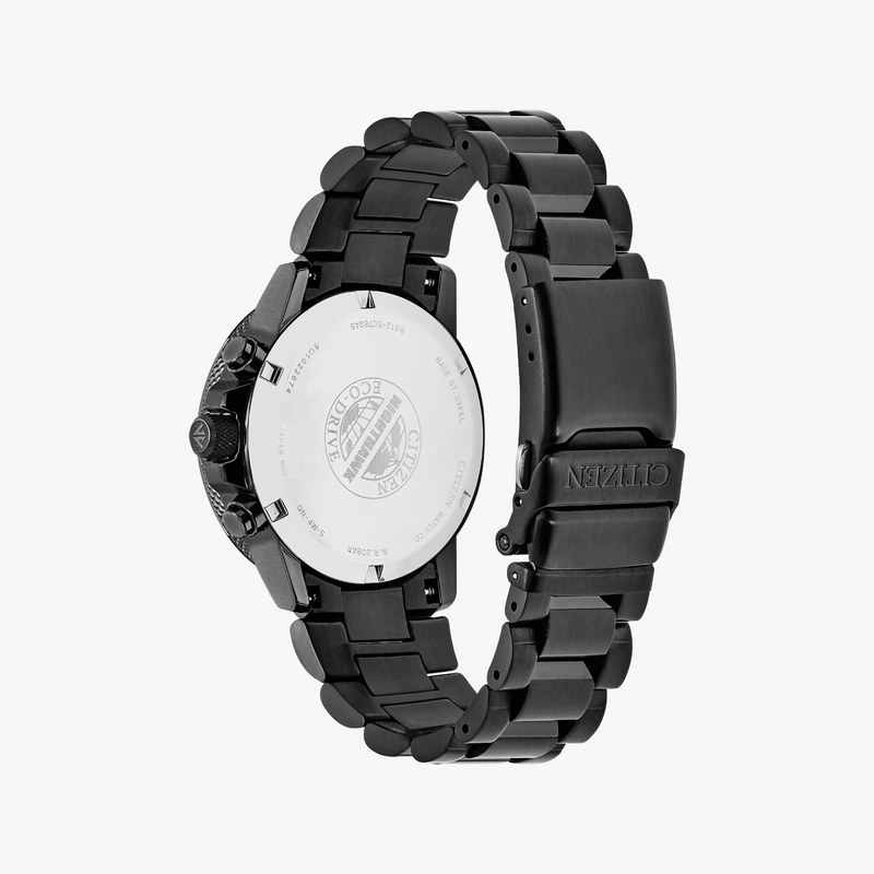 Citizen Ca0295-58e Black Stainless Steel - Powerful Eco-Drive Men's Watch by i-watch