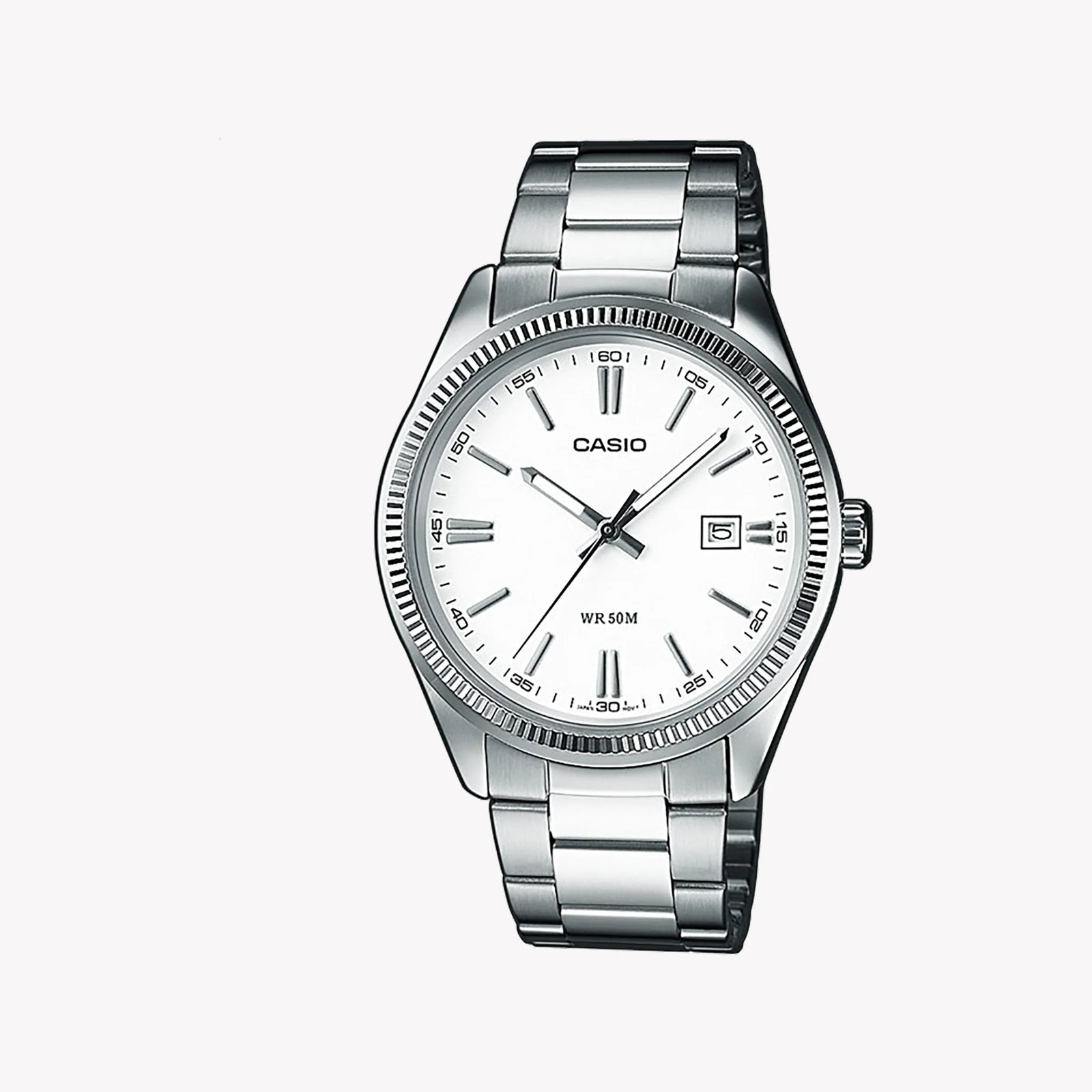 Casio Men's Stainless Steel Watch, Silver Dial | Mtp-1302pd-7a1vdf by i-watch
