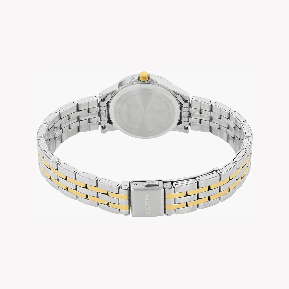 Citizen Eq0608-55a - Elegantly Timeless Women's Watch With Luxe Gold & Silver Design by i-watch