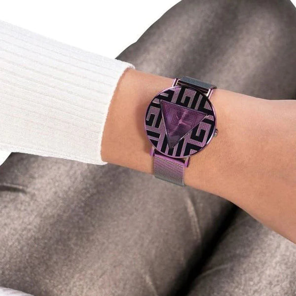 Guess Watches Women's Purple Stainless Steel, Purple Dial | Gw0479l1 by i-watch