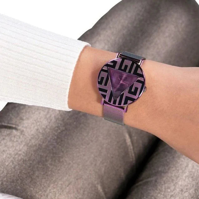 Guess Watches Women's Purple Stainless Steel, Purple Dial | Gw0479l1 by i-watch