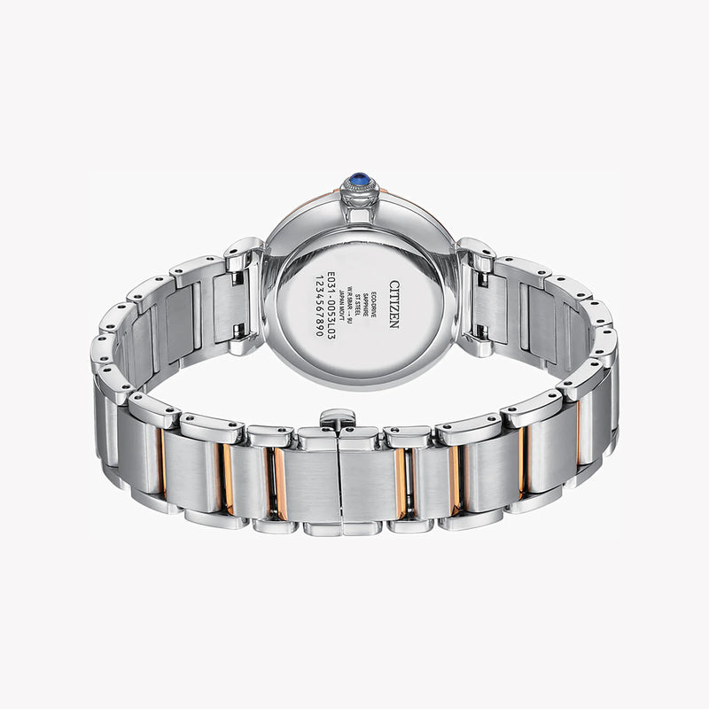 Citizen Em1074-82d - Radiant Rose Gold & Multicolor Dial Women's Watch by i-watch