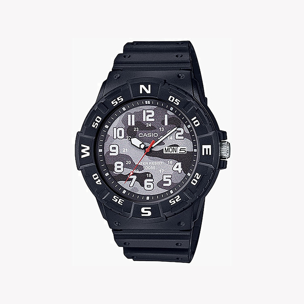 CASIO MRW-220HCM-1BVDF ADVENTURE READY - RUGGED SPORTY MEN'S WATCH with black resin band and digital display