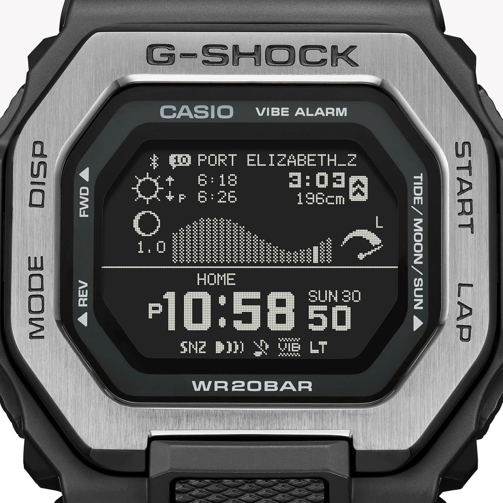 Casio G-Shock Men's Black Resin, Stainless Steel | Gbx-100tt-8er by i-watch