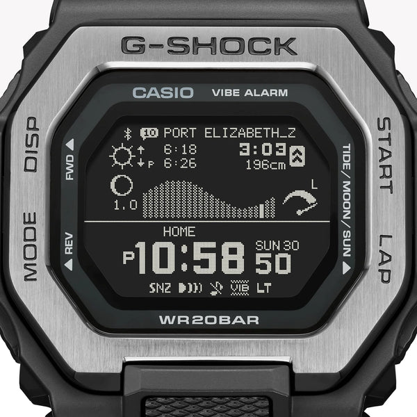 Casio G-Shock Men's Black Resin, Stainless Steel | Gbx-100tt-8er by i-watch