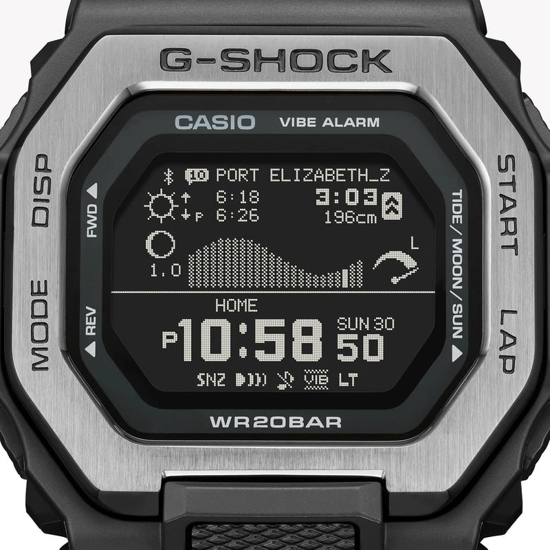 Casio G-Shock Men's Black Resin, Stainless Steel | Gbx-100tt-8er by i-watch