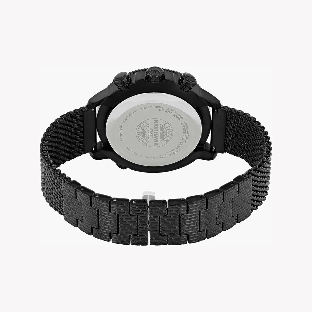 CITIZEN JY8037-50E ATOMIC ECO-DRIVE - BOLD BLACK STAINLESS STEEL MEN'S WATCH-i-Watch-3