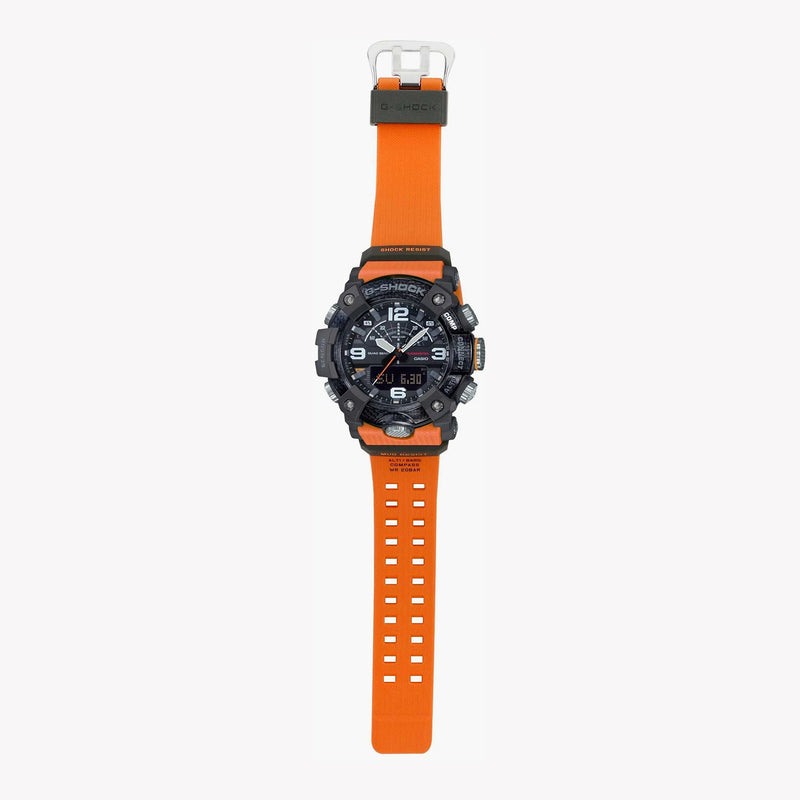 G-Shock Men's Black & Orange Resin Watch, Durable Design | Gg-B100-1a9dr by i-watch