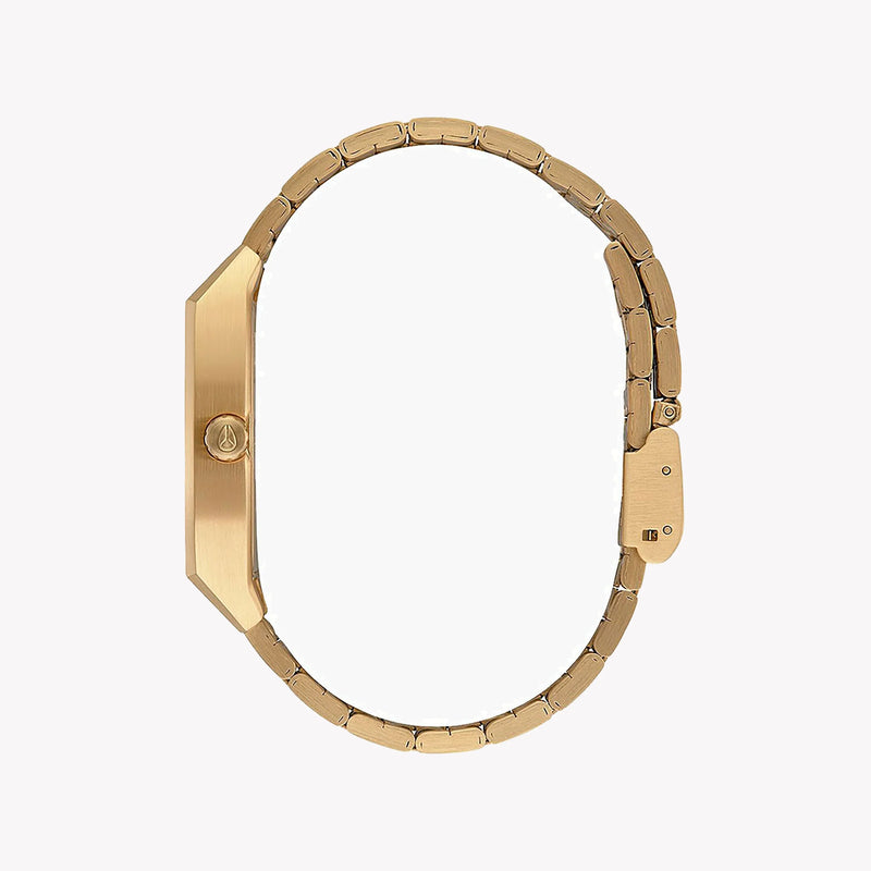 Nixon Women's Gold Stainless Steel, Beige Dial | A1245-502 by i-watch