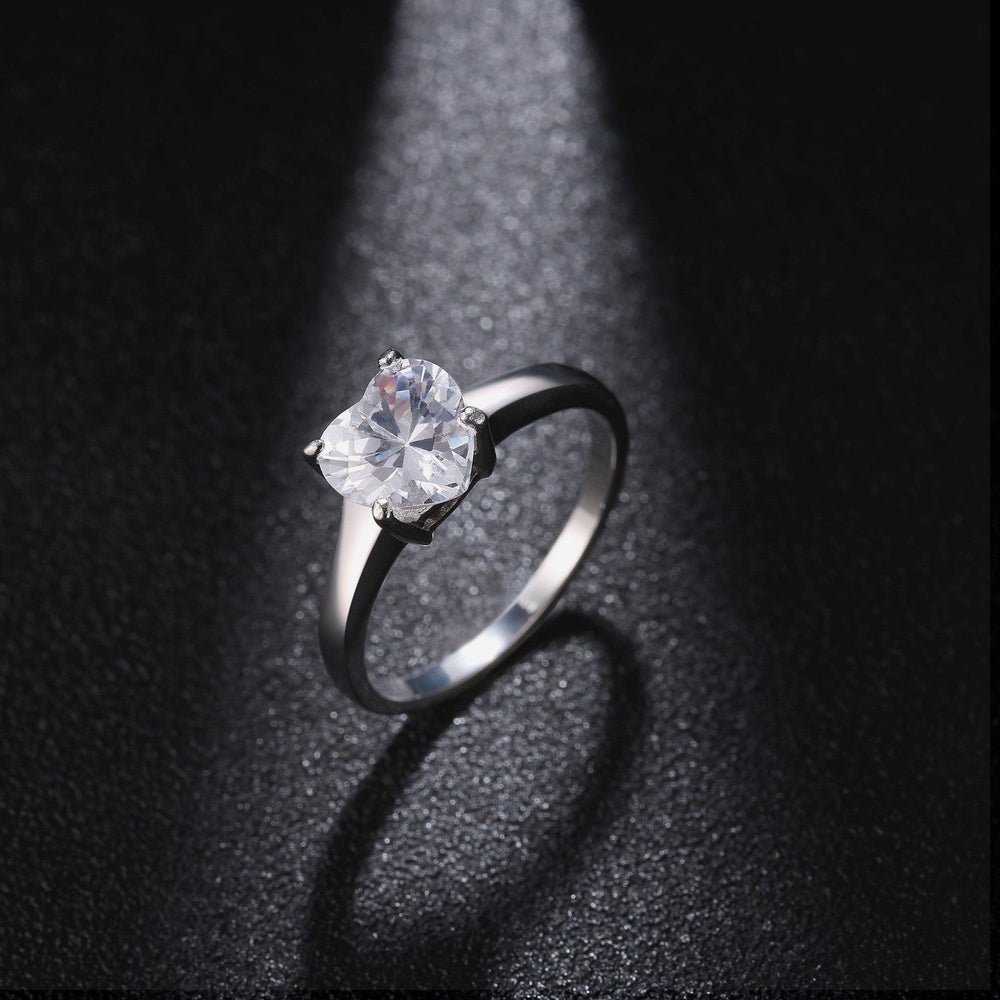 Zink Women's Silver Stainless Steel Ring | Zfrg002shc by i-watch