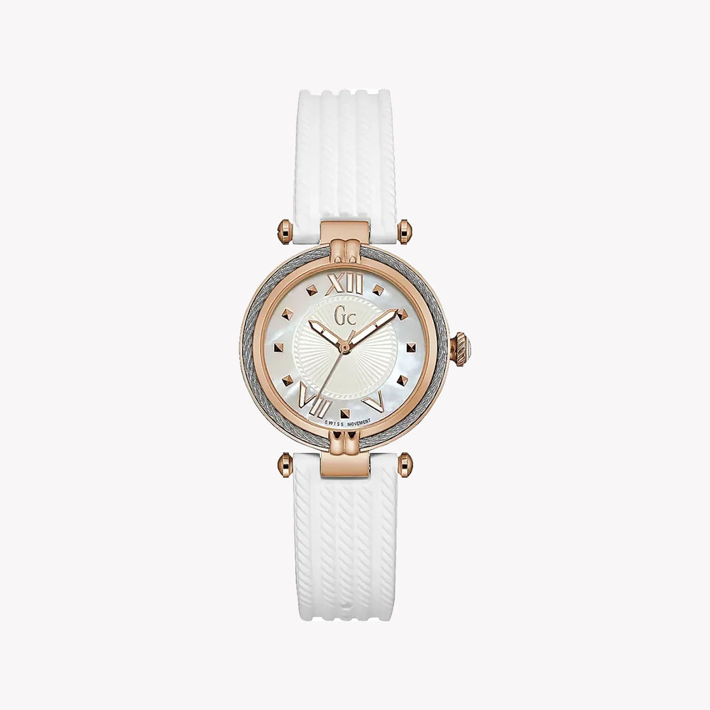 Chic Allure Women's Rose Gold Watch, White Band | Y18004l1 by i-watch