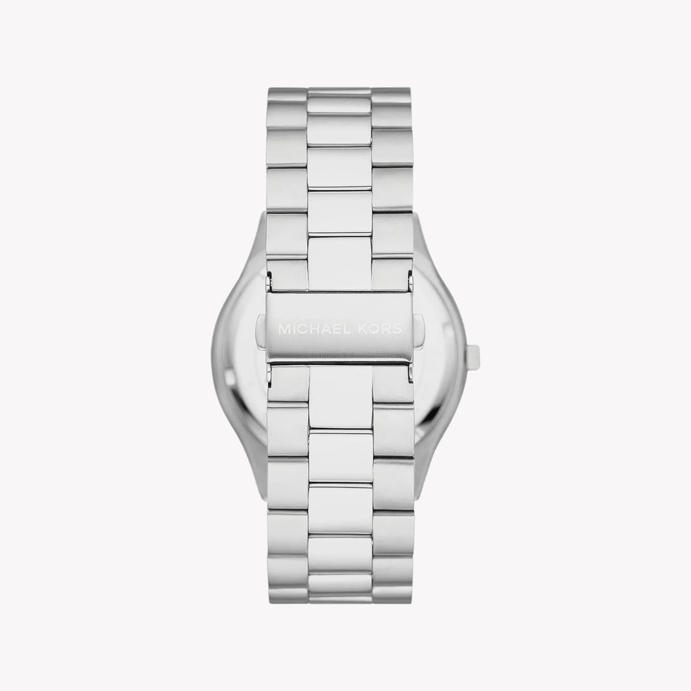 Michael Kors Men's Silver Watch, Blue Dial | Mk1060set by i-watch