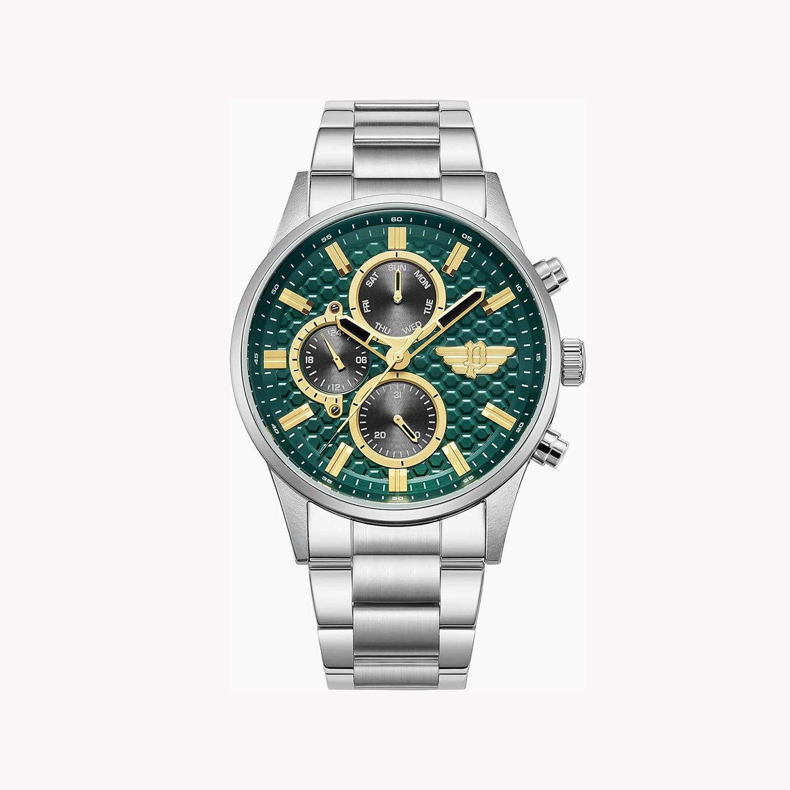 Police Men's Stainless Steel Green Dial, Silver | Pewjk2229406 by i-watch