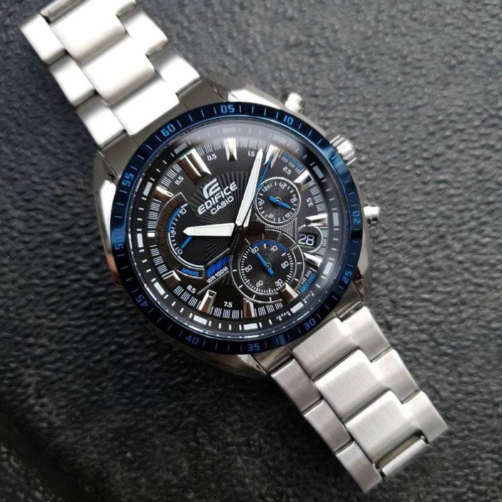 Casio Edifice Efr-570db-1bvudf - Elegant Powerhouse Men's Watch With Stylish Black Dial by i-watch