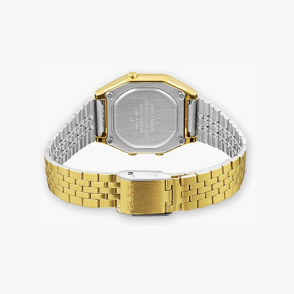 Casio Unisex Gold Watch, Metal Strap | La-680wega-1er by i-watch