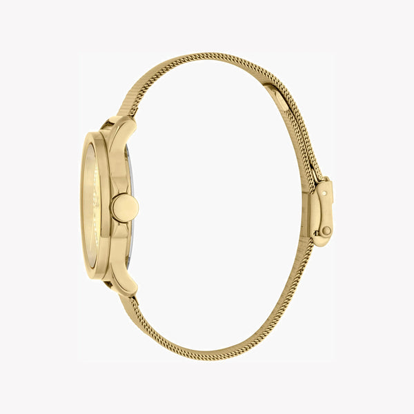 Esprit Women's Gold Stainless Steel Watch, Champagne Dial | Es1l198m0025 by i-watch