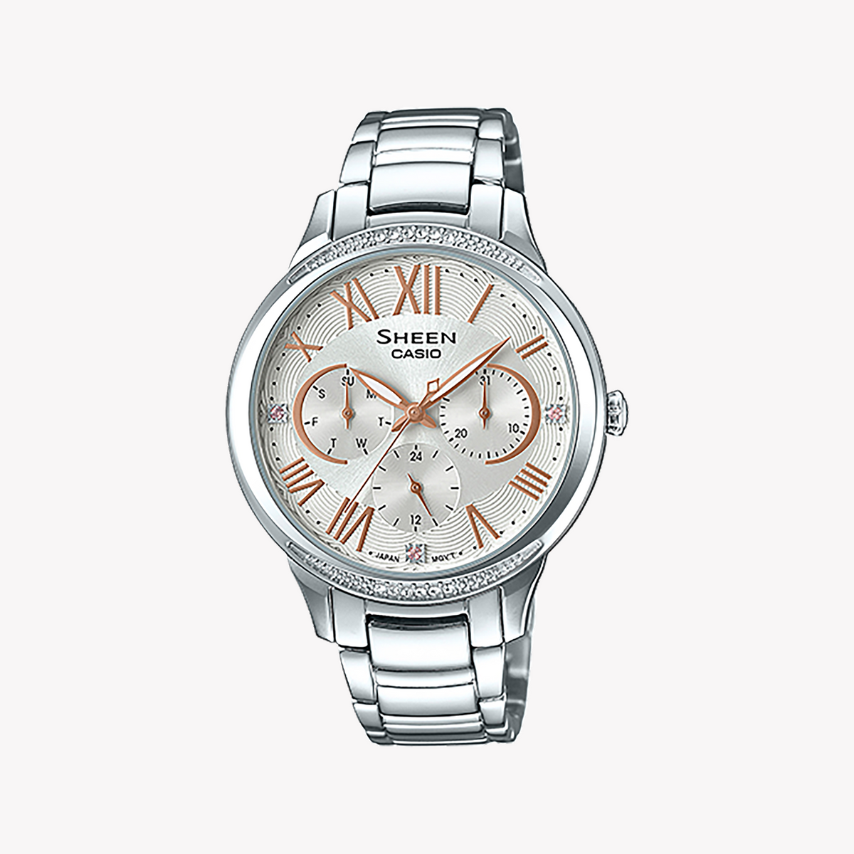 CASIO SHE-3058D-7AUDR ELEGANT ADVENTURE - TIMELESS WOMEN'S WATCH WITH STUNNING SILVER DESIGN