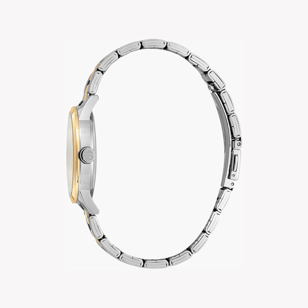 Esprit Women's Silver & Gold Stainless Steel Watch, Silver Dial | Es1l165m0025 by i-watch