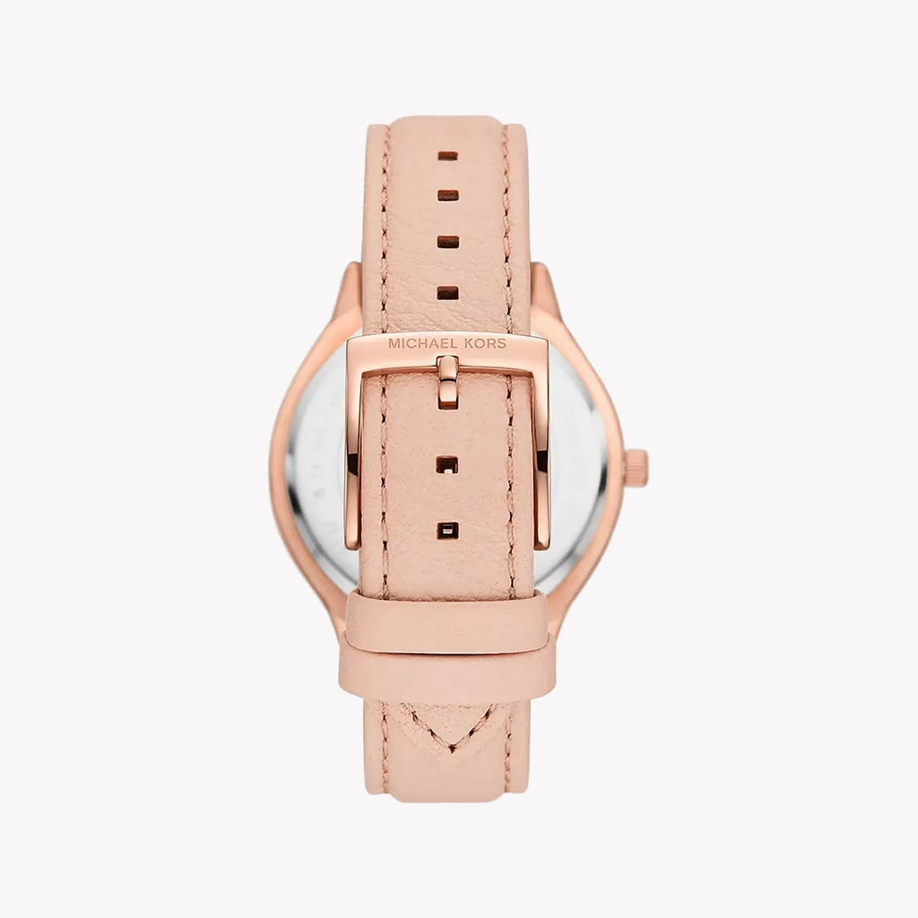 MICHAEL KORS MK7467 RADIANT CHARM - ELEGANT ROSE GOLD & PINK LEATHER WOMEN'S WATCH-i-Watch-3