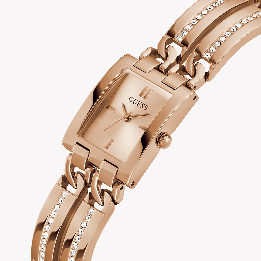 GUESS GW0668L3 ROSE GOLD REFINEMENT - ELEGANT WOMEN'S WATCH WITH RECYCLED STEEL BAND-i-Watch-5