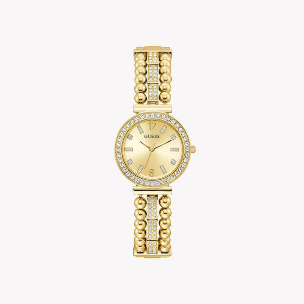Guess Women's Gold Stainless Steel Watch, Champagne Dial | Gw0401l2 by i-watch