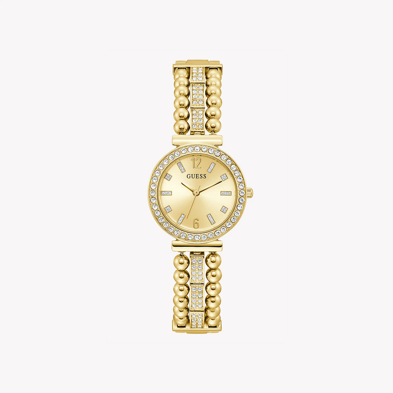 Guess Women's Gold Stainless Steel Watch, Champagne Dial | Gw0401l2 by i-watch