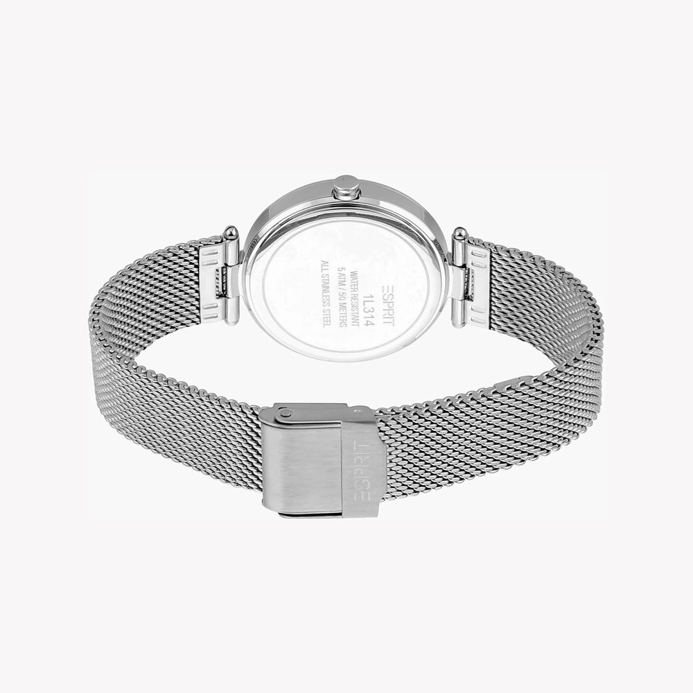 Esprit Women's Silver Stainless Steel Watch, Silver Dial | Es1l157m0035 by i-watch