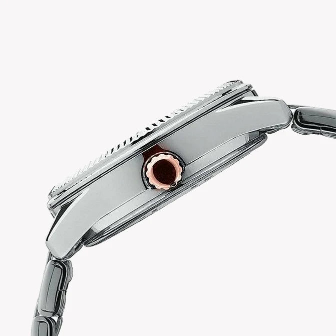 Refined Elegance Women's Silver-Pink Metal Watch | Ltp-1302prg-2avef by i-watch