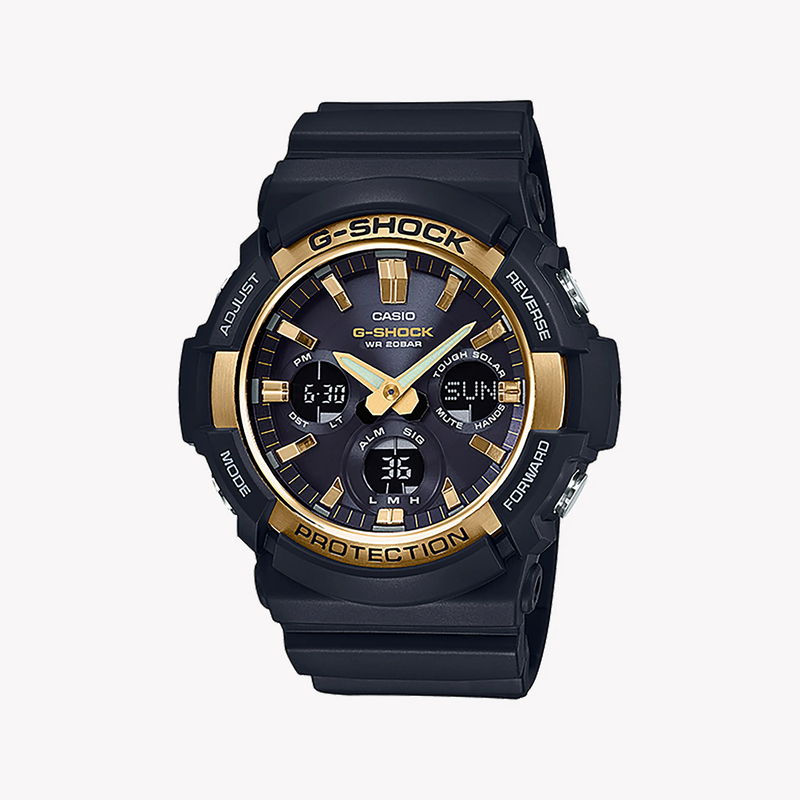 Casio G-Shock Gas-100g-1adr - Rugged Elegance For Adventurous Men's Watch With Sleek Black Design And Versatile Functions. by i-watch