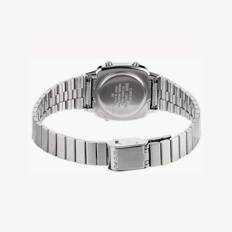 Casio Women's Silver Watch, Stainless Steel | La-670wa-2df by i-watch