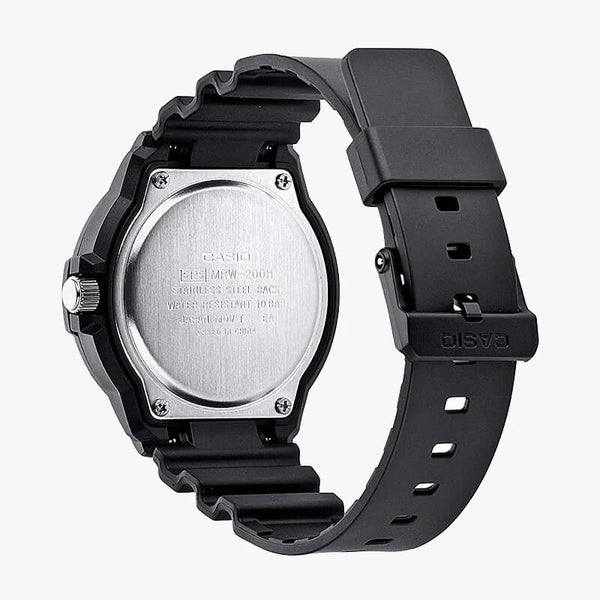Casio Men's Black Resin Watch, White Dial | Mrw-200h-7bv by i-watch