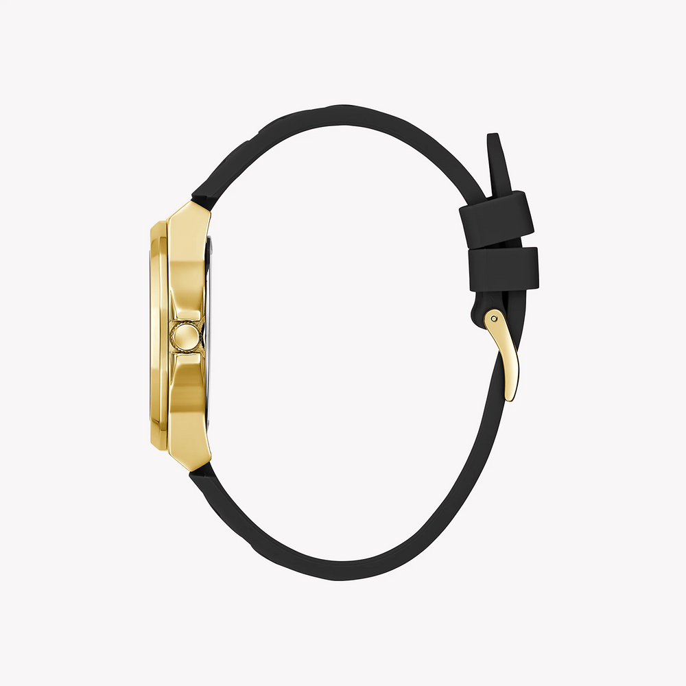 Guess Unisex Gold Watch, Black Dial | Gw0599l2 by i-watch