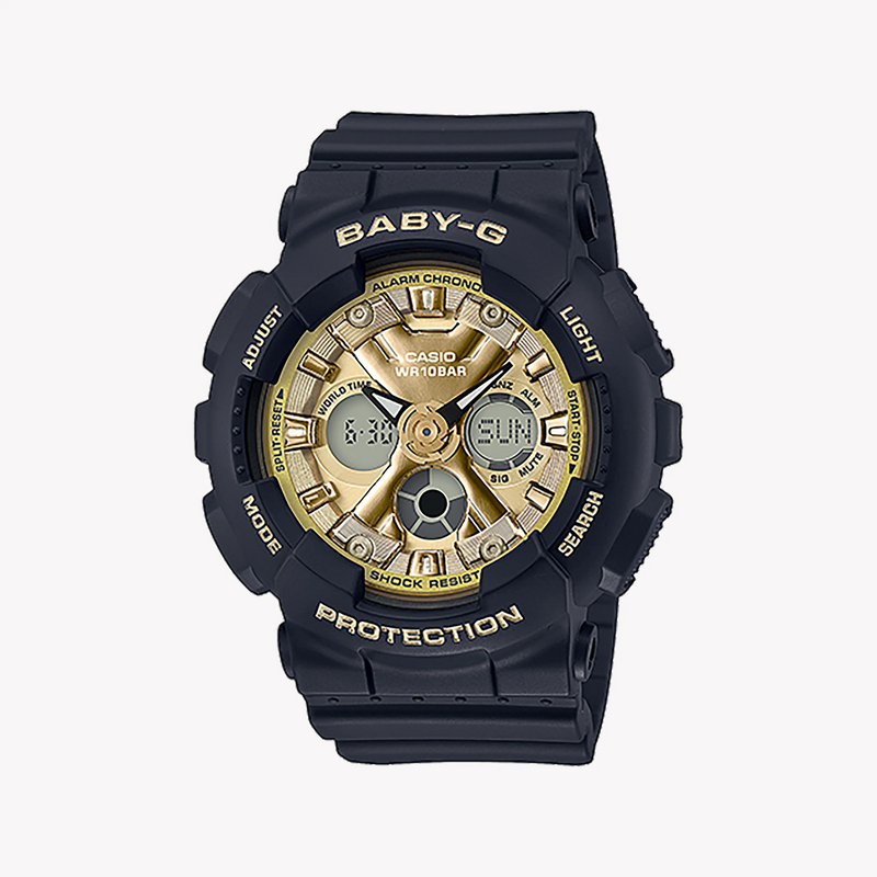 Baby-G Women's Black Resin Watch, Digital Dial | Ba-130-1a3dr by i-watch