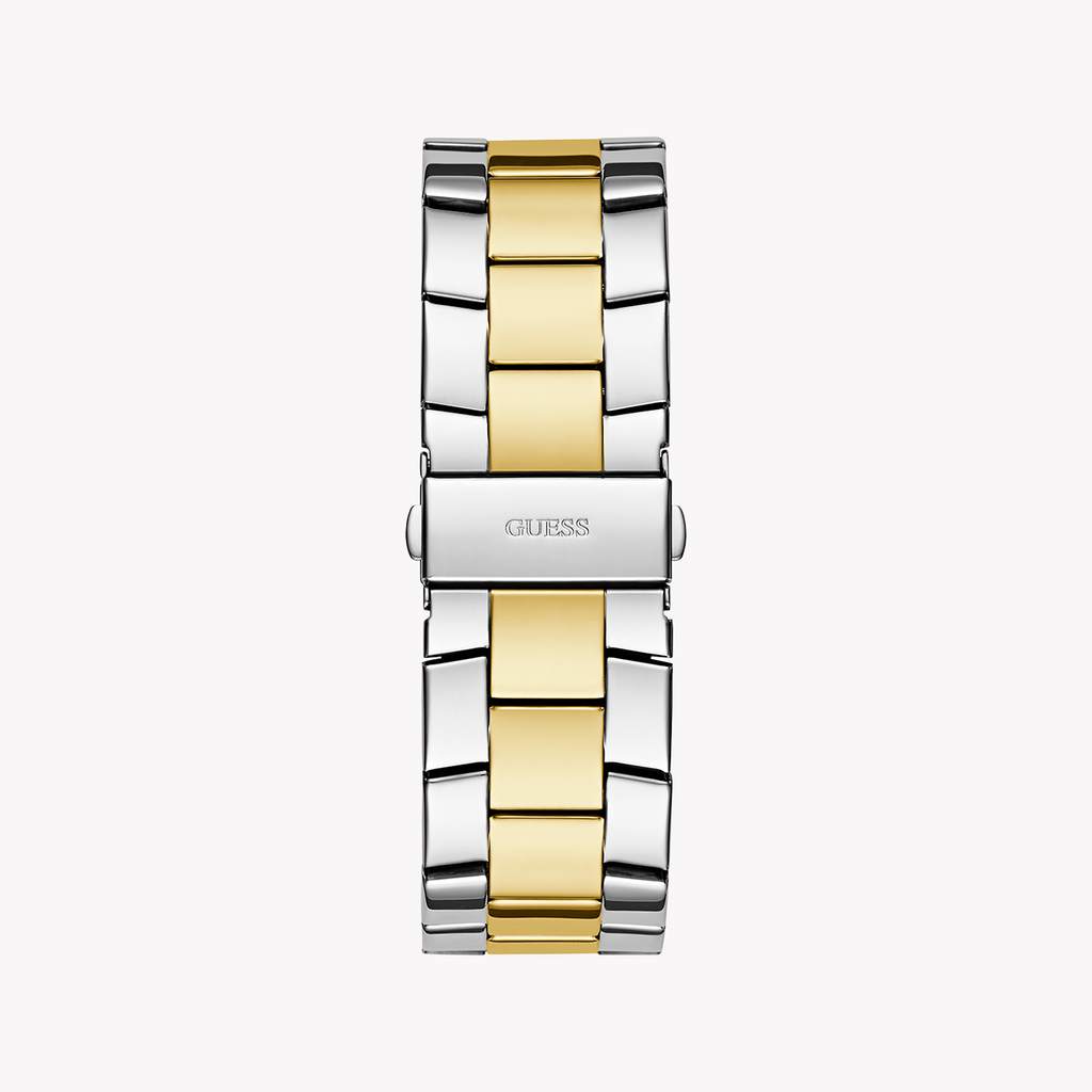 GUESS GW0796G3 - BOLD SOPHISTICATION MEN'S WATCH IN STRIKING GOLD/SILVER WITH BLACK DIAL-i-Watch-3