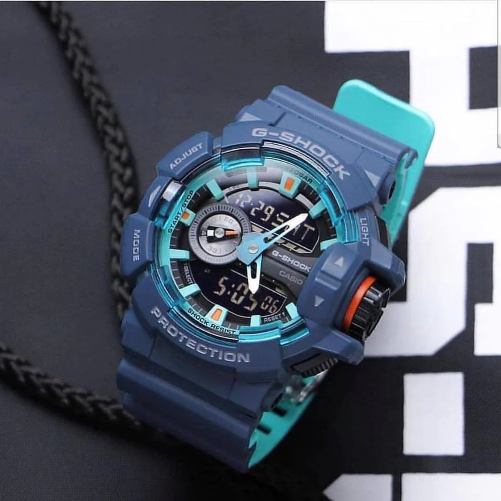 Casio G-Shock Ga-400cc-2adr Bold Sporty Style - Vibrant Blue Timepiece For Adventure-Ready Men by i-watch