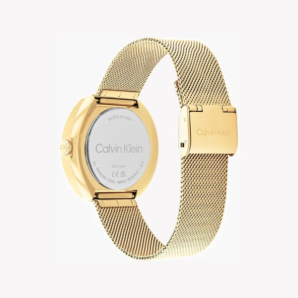 Calvin Klein Men's Gold Stainless Steel Watch, Gold Dial | 25200339 by i-watch