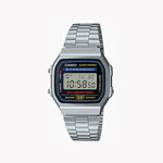 Casio A168WA-1 Vintage Silver Unisex Watch