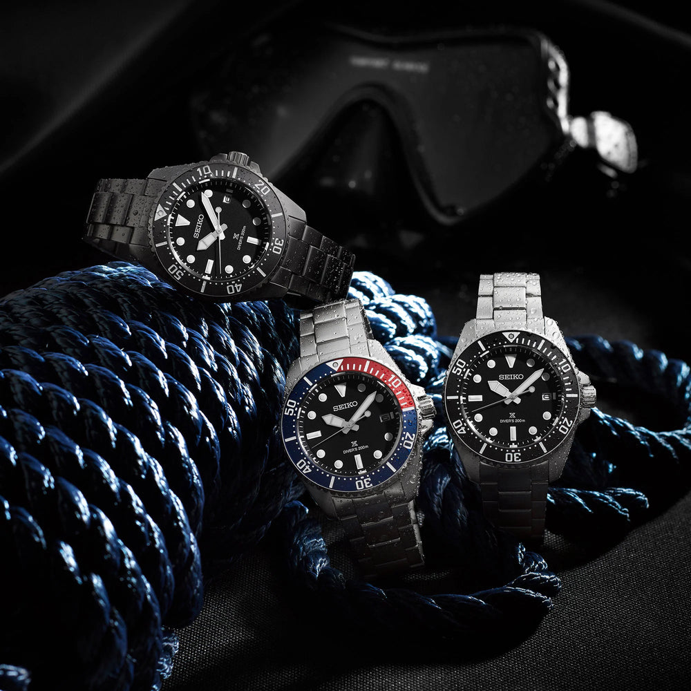 SEIKO PROSPEX SNE599P1 Men's Solar Watch, 41mm, Black Dial-i-Watch-4