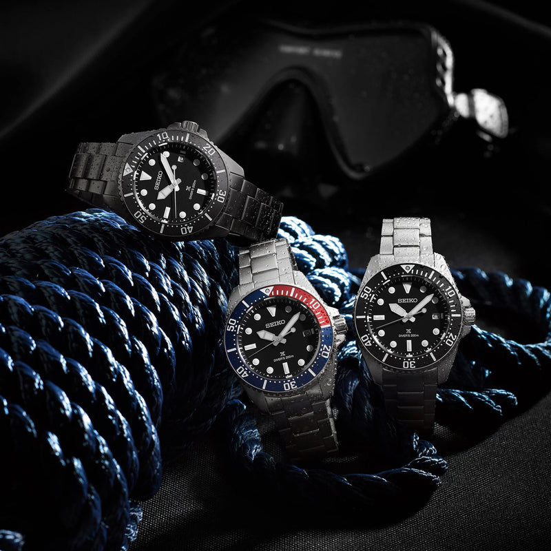 SEIKO PROSPEX SNE599P1 Men's Solar Watch, 41mm, Black Dial-i-Watch-4