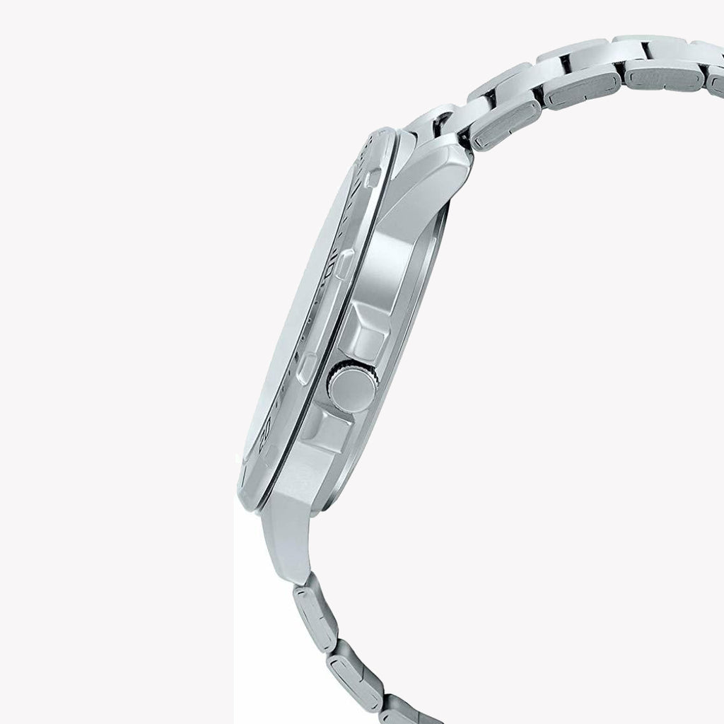 CASIO MTP-VD01D-1CVUDF SPORTY ELEGANCE - MEN'S STAINLESS STEEL WATCH with black dial and robust design-i-Watch-3