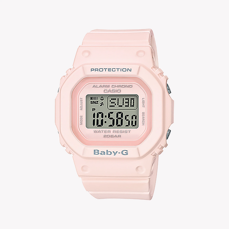 Baby-G Women's Pink Resin Watch, Lightweight & Stylish | Bgd-560-4dr by i-watch
