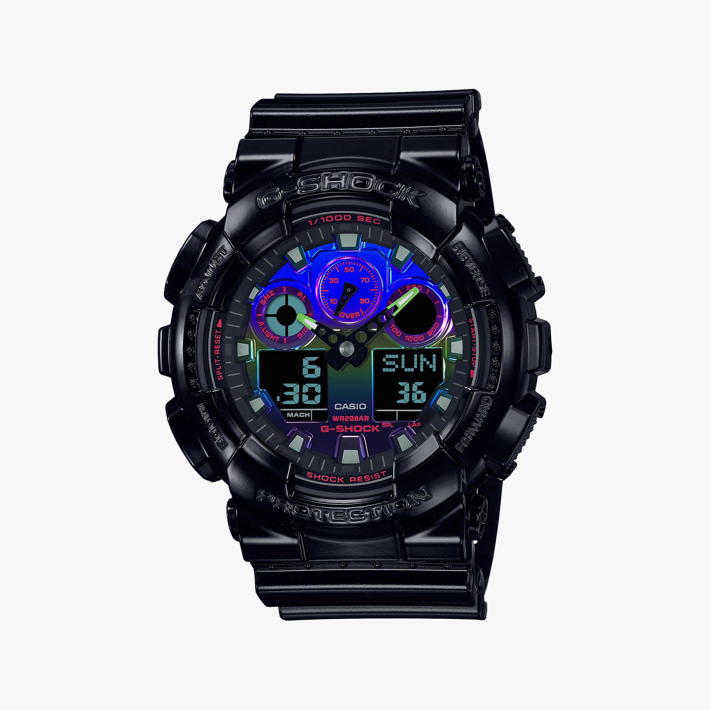 CASIO G-SHOCK GA-100RGB-1ADR - ULTIMATE ADVENTURE TIMEPIECE FOR MEN