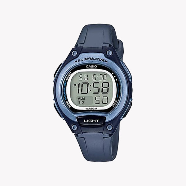 Casio Women's Blue Resin Watch, Digital Display | Lw-203-2avef by i-watch