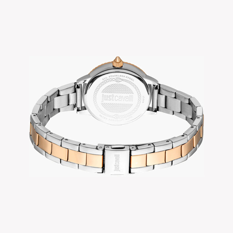 Just Cavalli Women's Two Tone Watch, Silver Dial | Jc1l259m0095 by i-watch