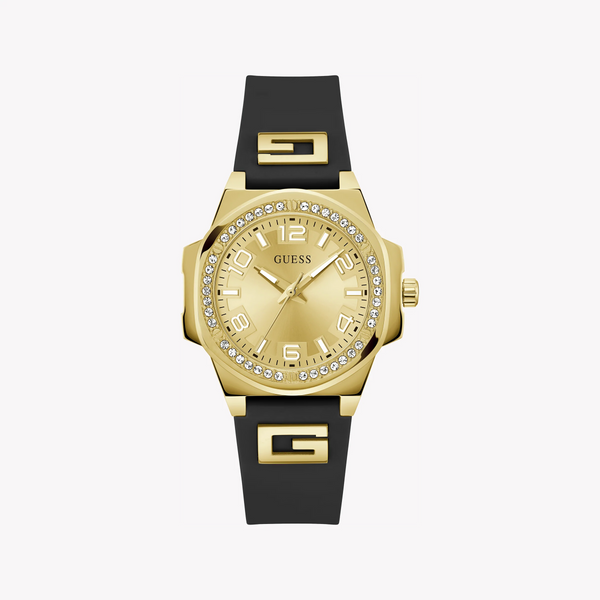 Guess Women's Gold Watch, Champagne Dial | Gw0617l5 by i-watch