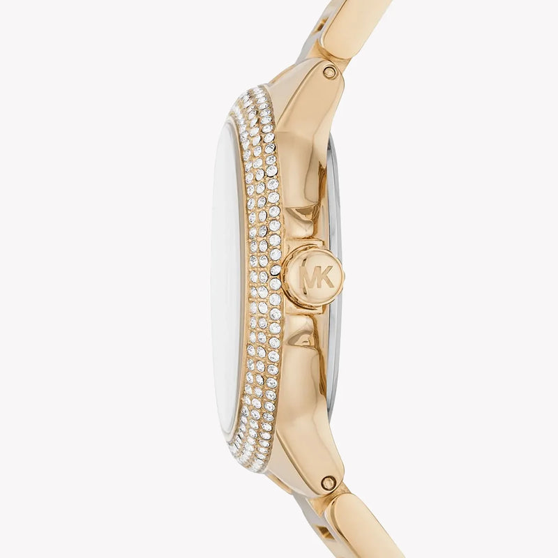 Michael Kors Women's Gold Stainless Steel Watch, White Dial | Mk6844 by i-watch