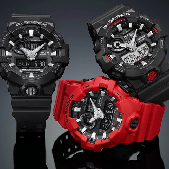 G-Shock Men's Black Resin Watch, Digital Display | Ga-700bnr-1adr by i-watch