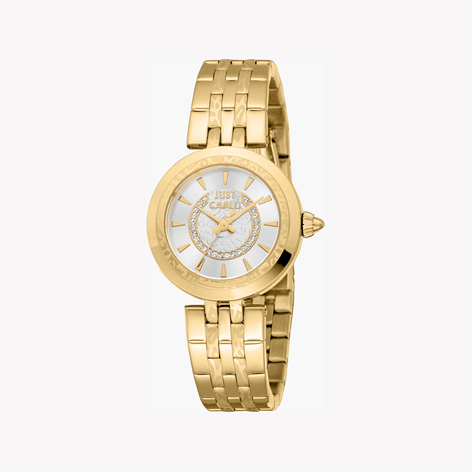 Just Cavalli Women's Gold Stainless Steel Watch, Silver Dial | Jc1l314m0055 by i-watch