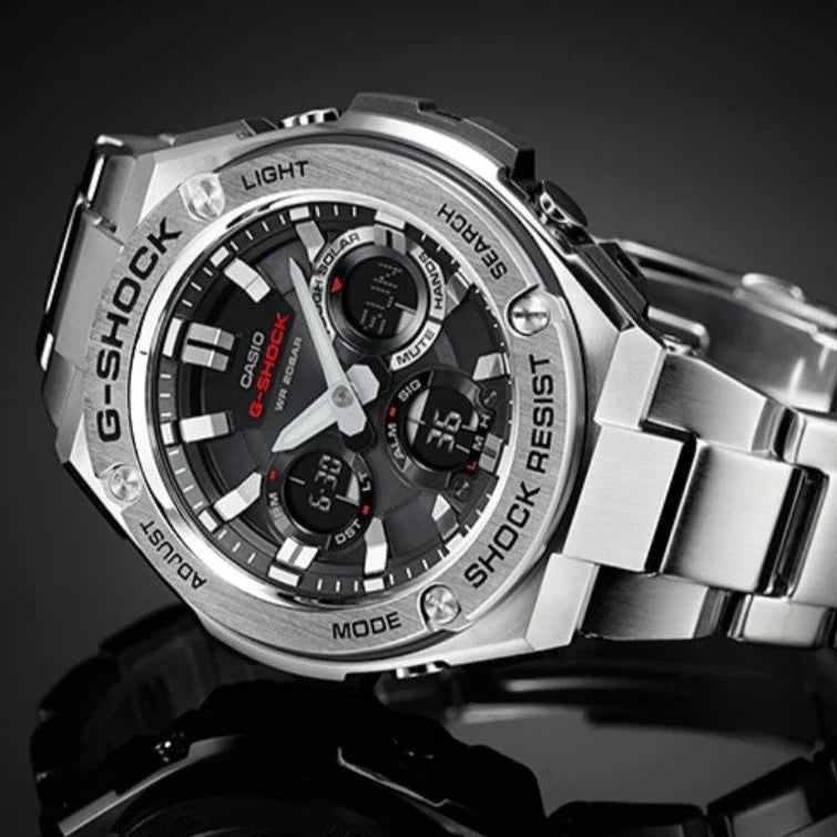 Casio G-Shock Gst-S110d-1adr - Sporty Elegance Men's Timepiece For All Adventures by i-watch