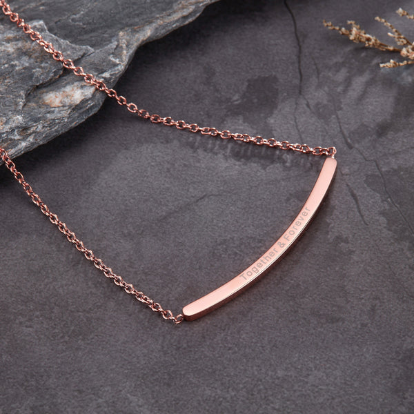 Zink Women's Rose Gold Stainless Steel Necklace | Zfnl001rg